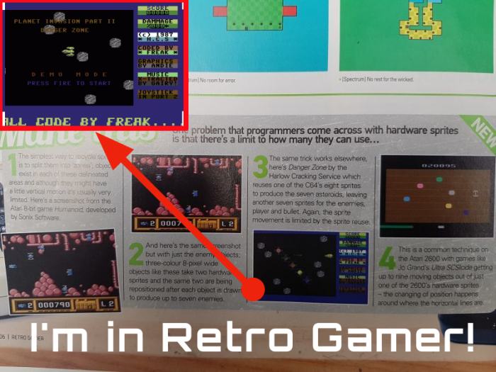 My C64 Demo in Retro Gamer